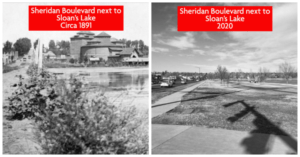 History of Sloan's Lake: Home Base of Sloan's Pointe and 17th + Julian Townhomes