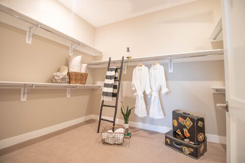 Massive walk-in closet perfect for a couple!